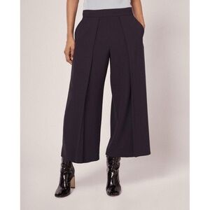 rag & bone Rowe Navy Crop Wide Leg Culottes Pants